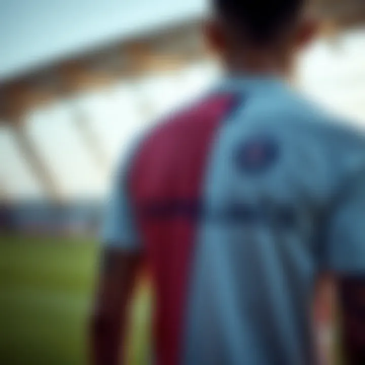 Elegant design showcasing the 2023 Paris Saint-Germain jersey