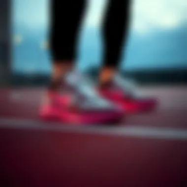 Nike shoes in an athletic setting