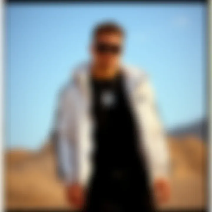 Fashionable outfit pairing with the white jacket