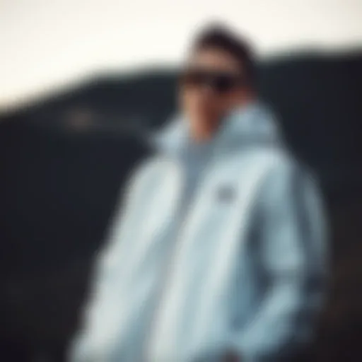 Stylish white jacket showcasing modern design