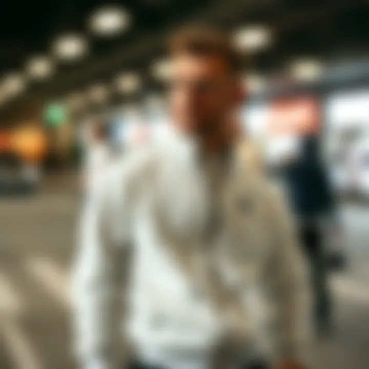 Comfortable and versatile white jacket for various occasions