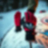 Stylish winter gloves for outdoor activities