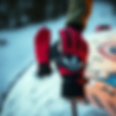 Stylish winter gloves for outdoor activities