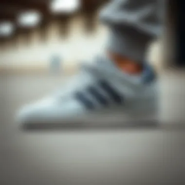 Durability of Adidas Forum Low Adidas Forum Low Grey demonstrating durability in action.