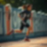 Dynamic running performance illustration