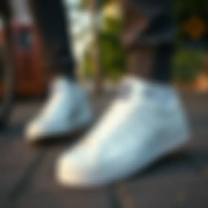 Comfortable fit of Adidas Superstar laceless shoes in daily settings