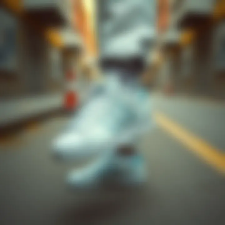 A lifestyle shot of the Adidas Superstar Classic paired with modern streetwear