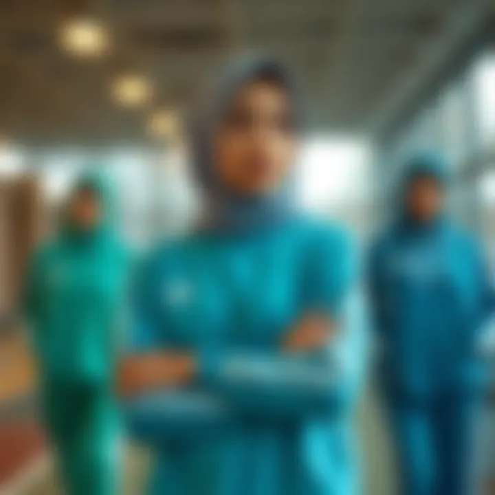 Diverse color options of Adidas modest sportswear