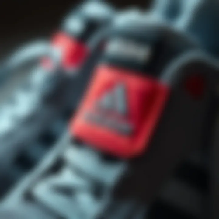 Close-up of the material quality of Adidas V Racer 2.0