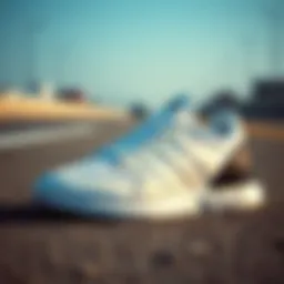 Sleek design of Adidas V Racer 2.0 in white