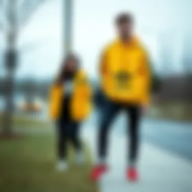 Fashionable outfit combinations with the Adidas yellow sweatshirt