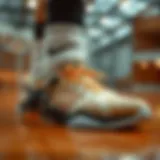 High-performance basketball shoes showcasing advanced technology