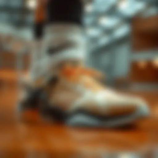 High-performance basketball shoes showcasing advanced technology