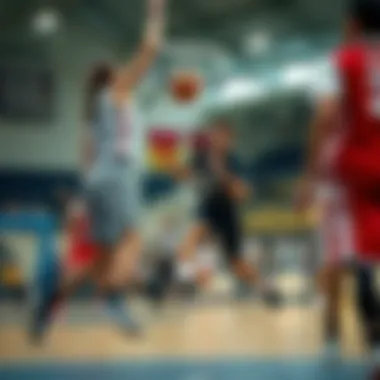 Strategic play based on basketball positions