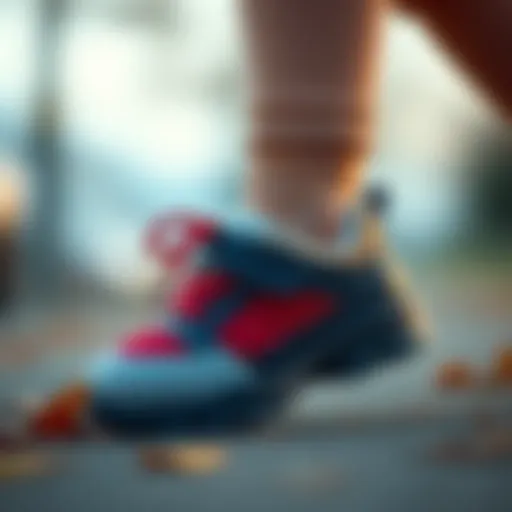 Stylish baby walking shoes showcasing ergonomic design