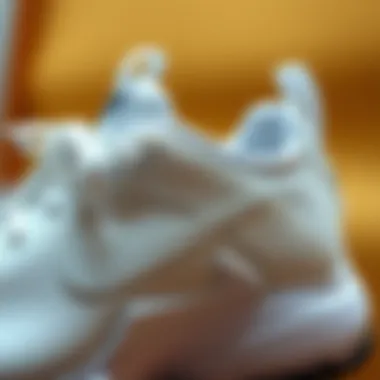 Close-up of Nike TN detailing emphasizing craftsmanship