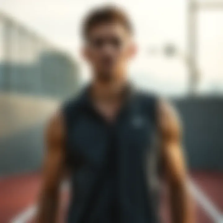 Calvin Klein vests in various sports settings