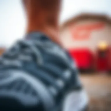 Intricate Design of Camper Runner Close-up of Camper Runner design showcasing intricate details