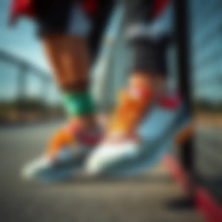 Fashion Meets Function with Camper Runner Four Fashionable look with Camper Runner four shoes complementing athletic attire