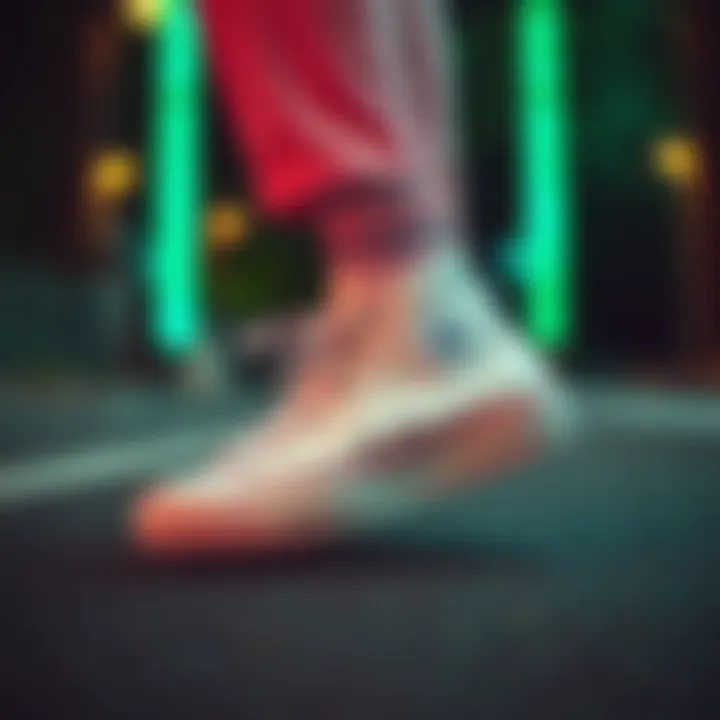 Showcasing the versatility of Converse in sports fashion.