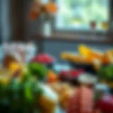 Vibrant array of foods rich in Vitamin D