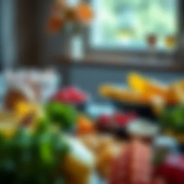 Vibrant array of foods rich in Vitamin D