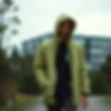 Style combinations with anorak jackets