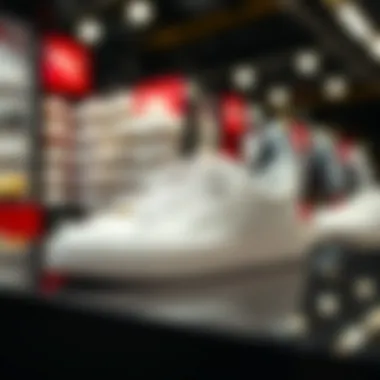 Stylish Design of Puma Sneakers Stylish white Puma sneakers on display