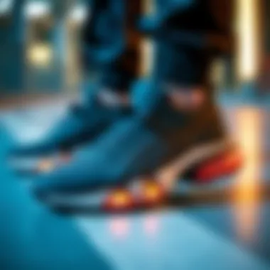 Stylish sports shoes showcasing modern design.