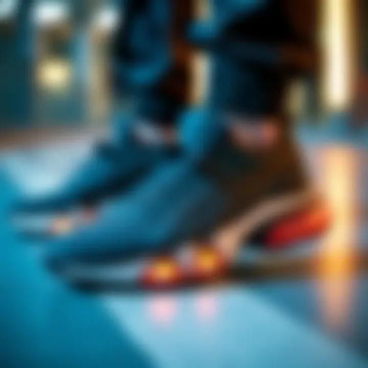 Stylish sports shoes showcasing modern design.