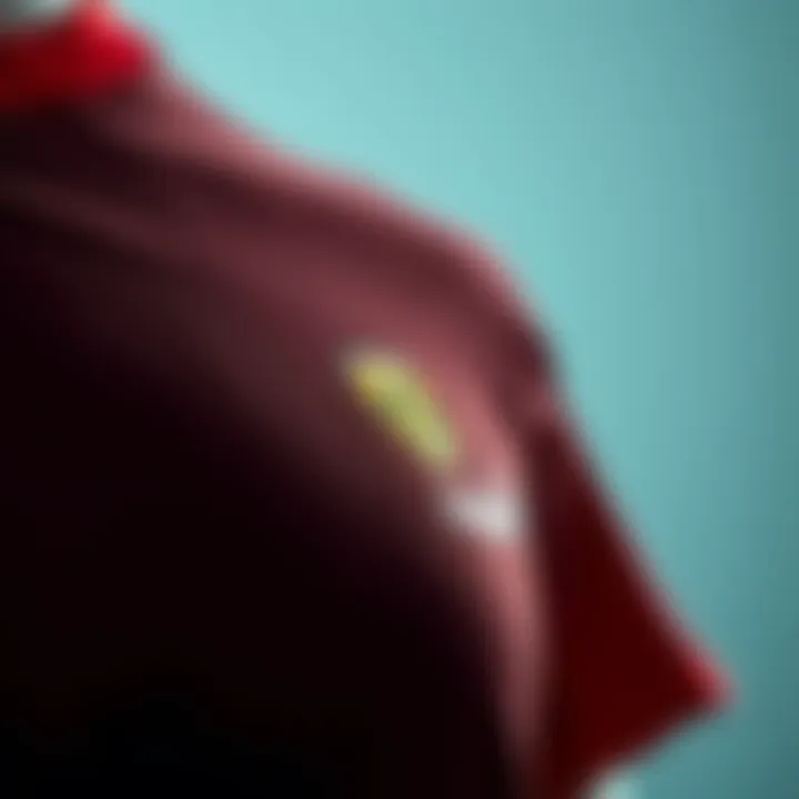 Detailing the Elegance of Ferrari Puma T-Shirts Close-up details of the fabric and design of Ferrari Puma t-shirts