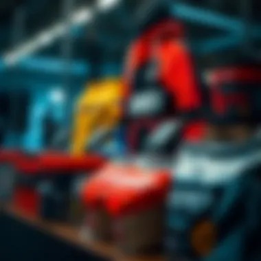 Gainer product variety on display