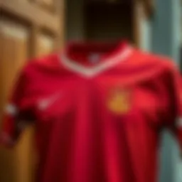 Vintage Galatasaray jersey from the early 20th century showcasing historic design elements