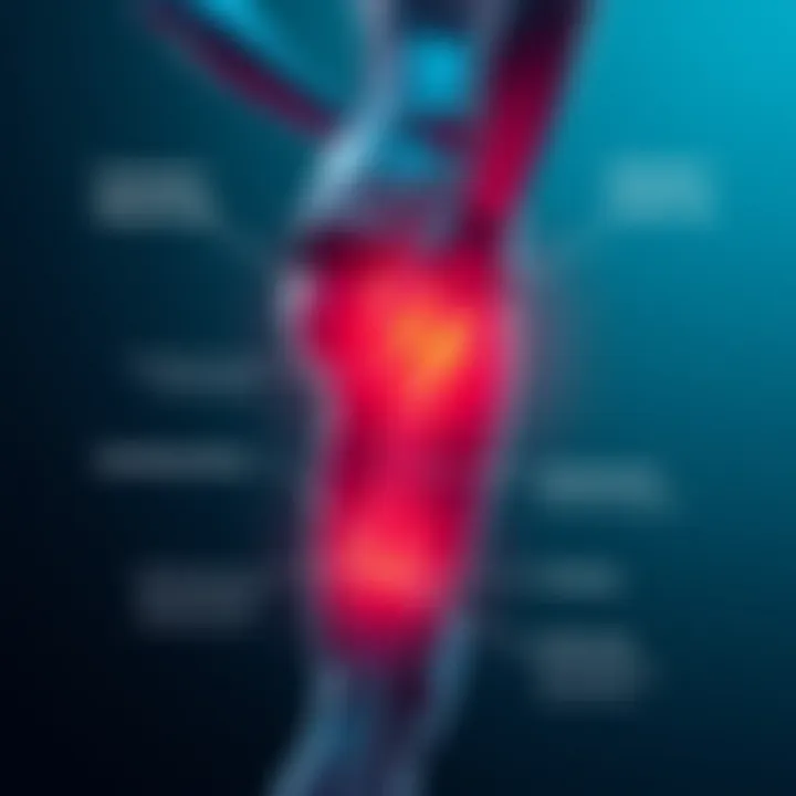 Illustration demonstrating common hamstring injuries and their impact.