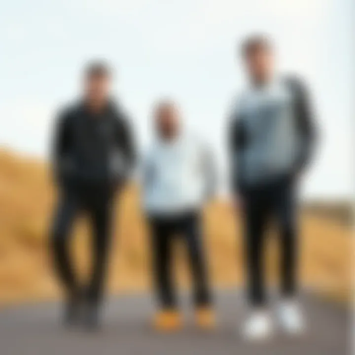 Styling Options for Joma Tracksuits Displaying various styling options for Joma tracksuits.