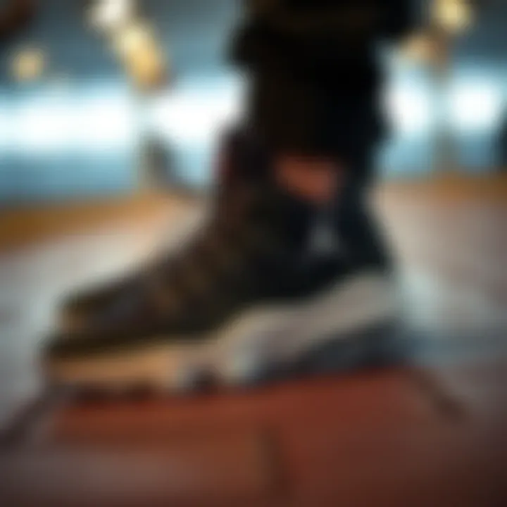 Unveiling the Craftsmanship of Jordan Max Aura 4 Detailed view of Jordan Max Aura 4 showcasing its craftsmanship