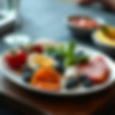 A balanced plate showcasing essential macro and micronutrients