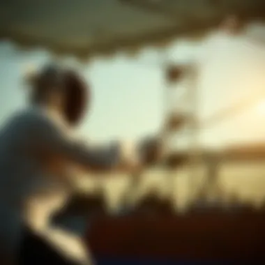 A modern fencing match showcasing technique and agility