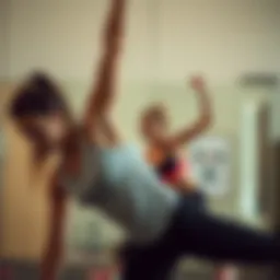 Dynamic exercise demonstrating core engagement