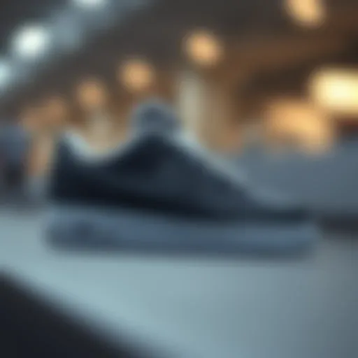 Stylish Nike Airforce Mavi sneakers showcasing their sleek design.