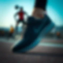 Sleek design of Nike black footwear