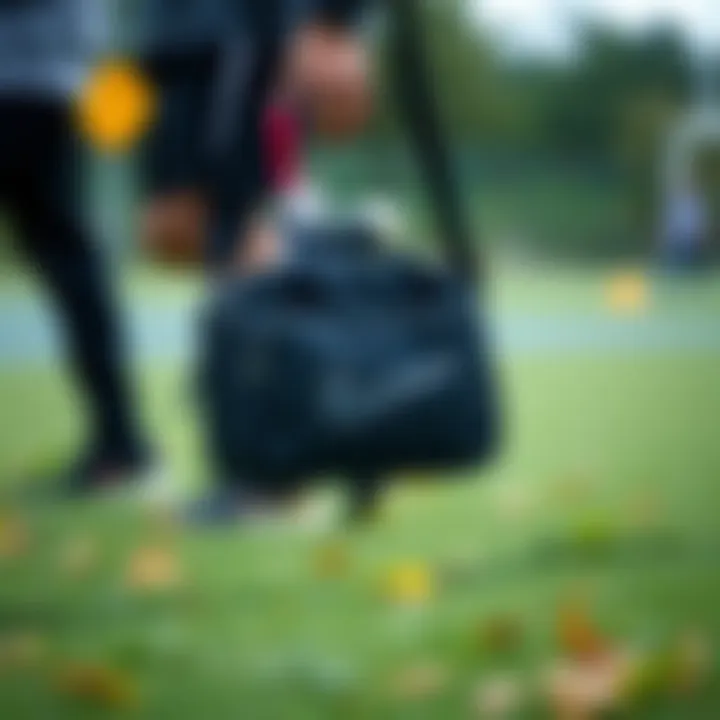 Versatile Nike black bag for daily activities