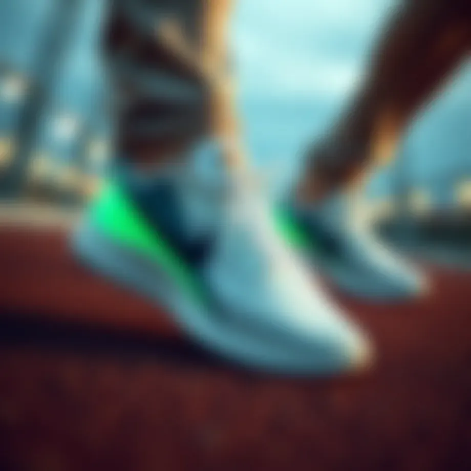 Dynamic Nike footwear showcasing innovative design