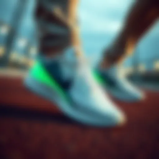 Innovative Design in Nike Footwear Dynamic Nike footwear showcasing innovative design