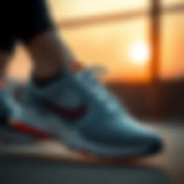 Innovative Design Features of Nike Lifting Shoes Close-up view of Nike lifting shoe design highlighting innovative features