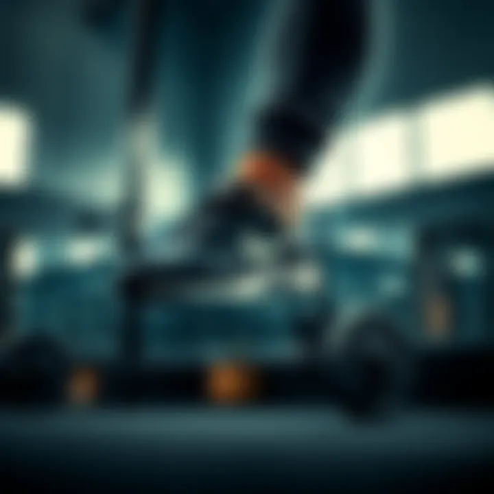 Elevating Performance with Nike Lifting Shoes Athlete performing a lift with precision using Nike shoes