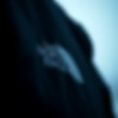 Close-up of North Face Polar fabric technology