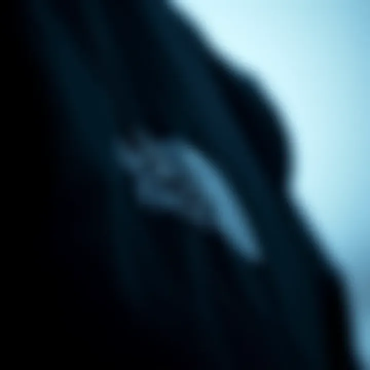 Close-up of North Face Polar fabric technology