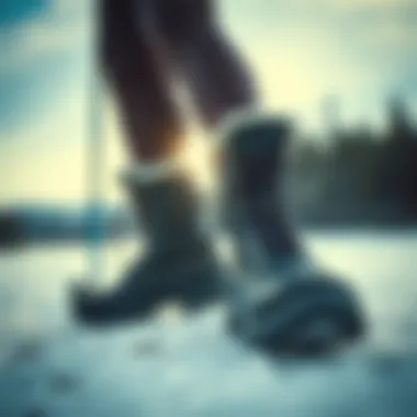 Versatile Boots for Winter Adventures Outdoor scene highlighting the versatility of boots in winter activities