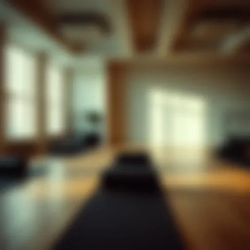 A serene Pilates studio with mats and equipment